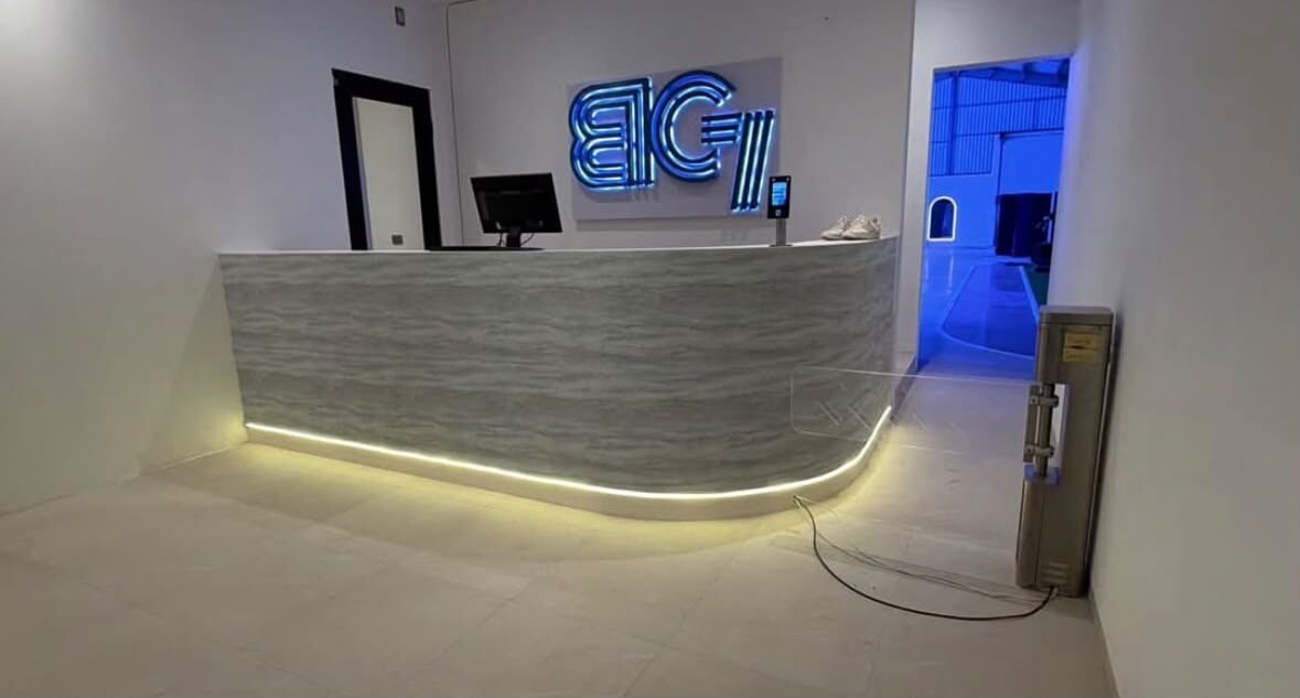 Recepción de Blue Gym